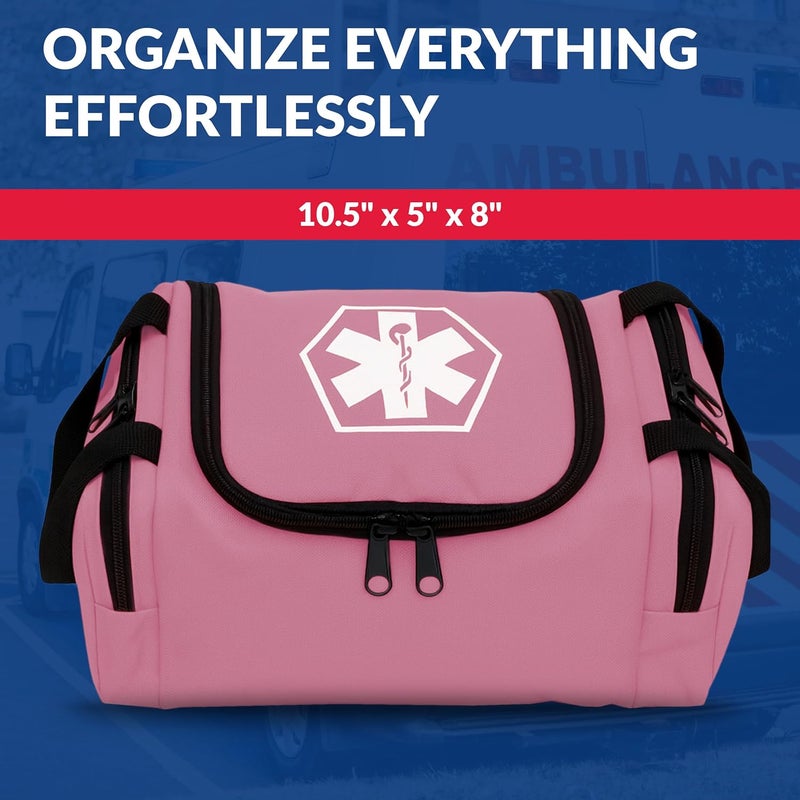 Dixie Ems Dixigear Empty First Responder II Bag 10.5" x 5" x 8" - Pink - Image 4